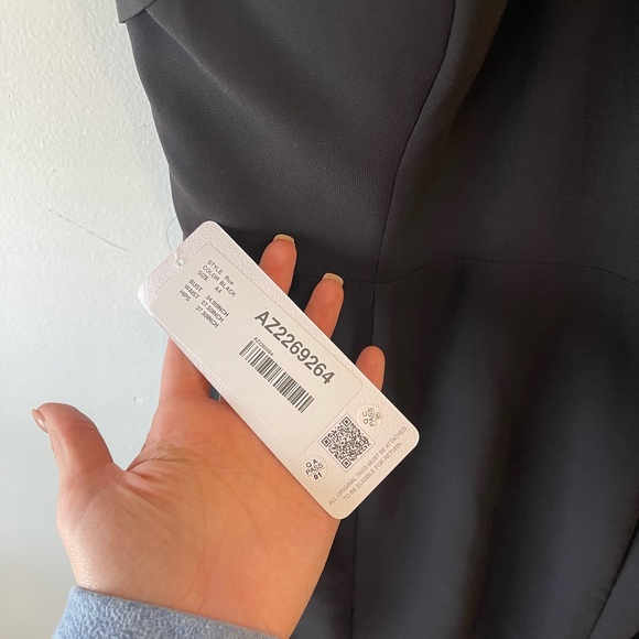 Azazie Bridesmaid Black Dress - Picture 2 of 6